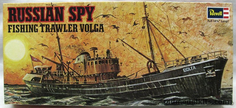 Revell Russian Spy Fishing Trawler  - Volga, H379-250 plastic model kit